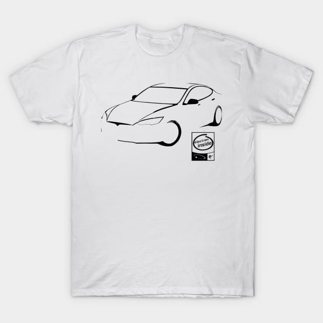 Tesla model s T-Shirt by WOS